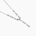 Histoire d'Or Collier Cravate Argent Blanc Shiny Nights Oxyde De Zirconium