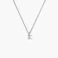 Colliers sur Grenoble : Histoire d'Or Collier Neruda Argent Blanc Oxyde De Zirconium
