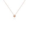 Histoire d'Or Collier Solitaire Argent Rose Rio Santa Teresa Oxyde De Zirconium