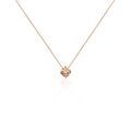 Histoire d'Or Collier Solitaire Argent Rose Rio Santa Teresa Oxyde De Zirconium