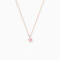 Histoire d'Or Collier Myhalf Argent Rose Oxyde De Zirconium
