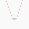 Histoire d'Or Collier Duchesse Argent Rose Oxyde De Zirconium