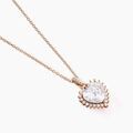 Histoire d'Or Collier Sphinx Argent Rose Oxyde De Zirconium