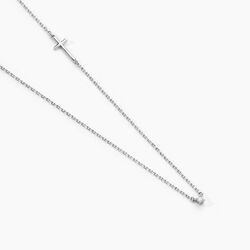Histoire d'Or Collier Eloa Argent Blanc Oxyde De Zirconium