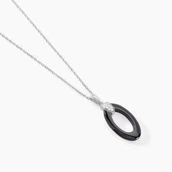 Histoire d'Or Collier Peer Argent Blanc Oxyde De Zirconium