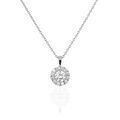 Colliers sur Grenoble : Histoire d'Or Collier Princess Argent Blanc Oxyde De Zirconium