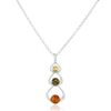 Histoire d'Or Collier Agneta Argent Blanc Ambre