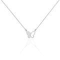 Colliers sur Grenoble : Histoire d'Or Collier Maria Argent Blanc