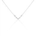 Histoire d'Or Collier Poenui Argent Blanc