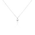 Histoire d'Or Collier Barbara Argent Blanc