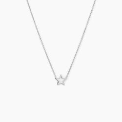 Histoire d'Or Collier Bess Argent Blanc