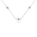 Histoire d'Or Collier Parad'eyes Argent Blanc