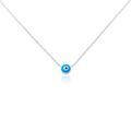 Colliers sur Grenoble : Histoire d'Or Collier Parad'eyes Argent Blanc