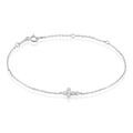 Bracelets sur Grenoble : Histoire d'Or Bracelet Priscus Argent Blanc Oxyde De Zirconium