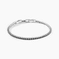 Bracelets sur Grenoble : Histoire d'Or Bracelet Rio Tennis Argent Blanc Oxyde De Zirconium