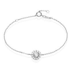 Histoire d'Or Bracelet Princess Argent Blanc Oxyde De Zirconium