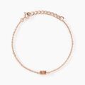 Bracelets sur Grenoble : Histoire d'Or Bracelet Rio Argent Rose Oxyde De Zirconium