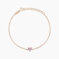 Bracelets sur Grenoble : Histoire d'Or Bracelet Kelvyn Argent Rose Oxyde De Zirconium