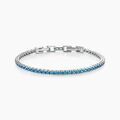 Bracelets sur Grenoble : Histoire d'Or Bracelet Rio Argent Blanc Oxyde De Zirconiu