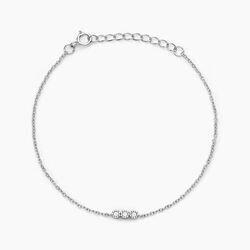 Histoire d'Or Bracelet Janys Argent Blanc Oxyde De Zirconium
