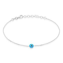 Histoire d'Or Bracelet Parad'eyes Argent Blanc
