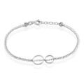 Histoire d'Or Bracelet Argent Blanc Merien