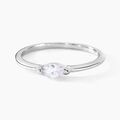 Histoire d'Or Bague Eclat D'Aurore Argent Blanc Oxyde De Zirconium