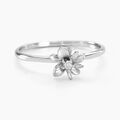 Bagues sur Grenoble : Histoire d'Or Bague Narcisse Dream Argent Blanc Oxyde De Zirconium