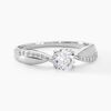 Histoire d'Or Bague Solitaire Doralicia Argent Blanc Oxyde De Zirconium