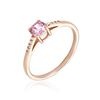 Histoire d'Or Bague Rio Argent Rose Oxyde De Zirconium