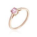 Histoire d'Or Bague Rio Argent Rose Oxyde De Zirconium