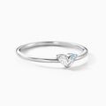 Histoire d'Or Bague Myhalf Argent Blanc Oxyde De Zirconium