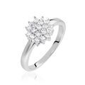 Histoire d'Or Bague Maximille Argent Blanc Oxyde De Zirconium