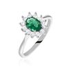 Histoire d'Or Bague Perez Argent Blanc Oxyde De Zirconium