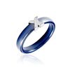 Histoire d'Or Bague Edwin Argent Blanc C&eacute;ramique Oxyde