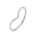 Histoire d'Or Bague De Phalange Tricia Argent Blanc