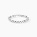 Histoire d'Or Bague Louisette Argent Blanc