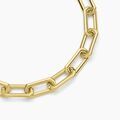 Histoire d'Or Collier Lyre Acier Jaune