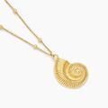 Histoire d'Or Collier Mermaid Acier Jaune