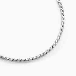 Histoire d'Or Collier Thies Acier Blanc