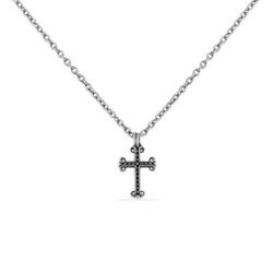 Histoire d'Or Collier Jodoc Acier Blanc