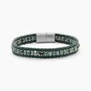 Histoire d'Or Bracelet Alassio Acier Blanc Turquoise