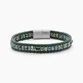 Histoire d'Or Bracelet Alassio Acier Blanc Turquoise