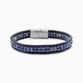 Histoire d'Or Bracelet Alassio Acier Blanc Sodalite
