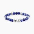 Histoire d'Or Bracelet Adonis Acier Blanc Pierre De Synthese