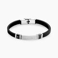 Histoire d'Or Bracelet Eric Acier Blanc Pierre De Synthese