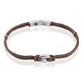 Bracelets sur Grenoble : Histoire d'Or Bracelet Fabrice Acier Blanc