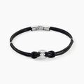 Bracelets sur Grenoble : Histoire d'Or Bracelet Fabrice Acier Blanc