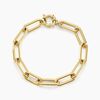 Histoire d'Or Bracelet Maille Urban Line Acier Dor&eacute;