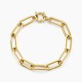 Bracelets sur Grenoble : Histoire d'Or Bracelet Maille Urban Line Acier Dor&eacute;
